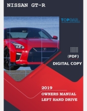 NISSAN GT-R 2019 OWNERS MANUAL
